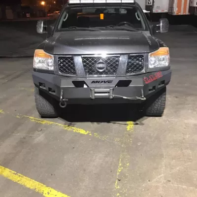 NISSAN TITAN 2003-2015 with CLASSIC FRONT Weld It Yourself Offroad installed