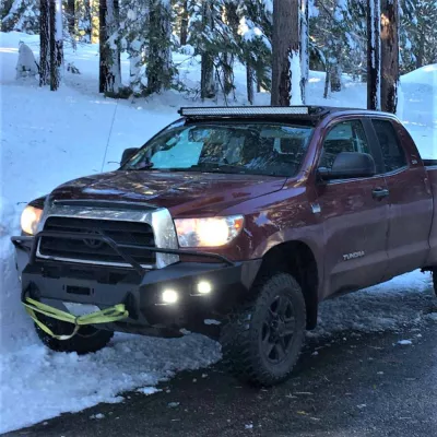 TOYOTA TUNDRA 2007-2013 with CLASSIC FRONT Weld It Yourself Offroad installed