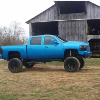 CHEVY 1500 2007.5-2013 with CLASSIC FRONT Weld It Yourself STANDARD installed