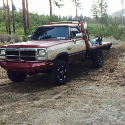 DODGE 150-250-350 1981-1993 with CLASSIC FRONT Weld It Yourself STANDARD installed