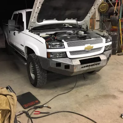 CHEVY 2500-3500HD 2003-2007 with CLASSIC FRONT Weld It Yourself STANDARD installed