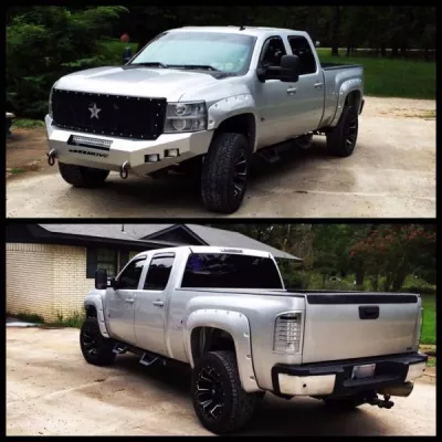 CHEVY 2500-3500HD 2011-2014 with CLASSIC FRONT Weld It Yourself STANDARD installed