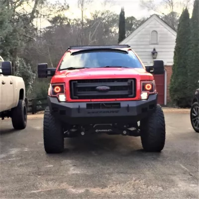 FORD F150 2009-2014 with CLASSIC FRONT Weld It Yourself STANDARD installed