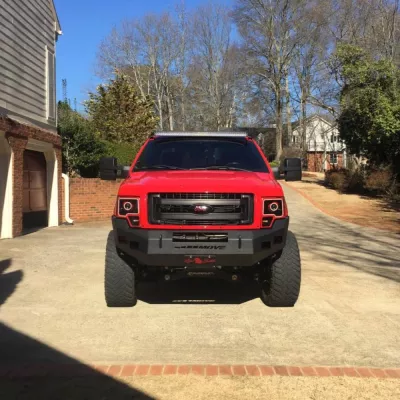 FORD F150 2009-2014 with CLASSIC FRONT Weld It Yourself STANDARD installed