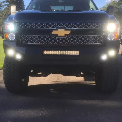 CHEVY 2500-3500HD 2011-2014 with CLASSIC FRONT Weld It Yourself STANDARD installed