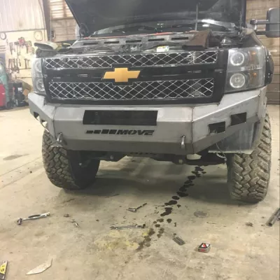 CHEVY 2500-3500HD 2011-2014 with CLASSIC FRONT Weld It Yourself STANDARD installed