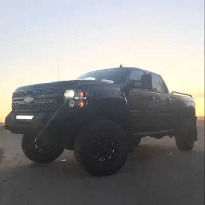 CHEVY 2500-3500HD 2011-2014 with CLASSIC FRONT Weld It Yourself STANDARD installed
