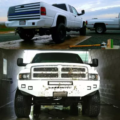 DODGE 2500-3500 1994-2002 with CLASSIC FRONT Weld It Yourself STANDARD installed