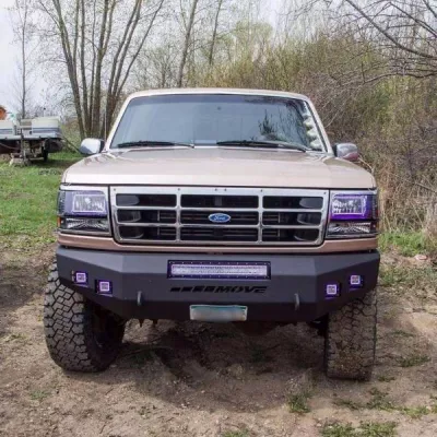 FORD F250-350 1992-1998 with CLASSIC FRONT Weld It Yourself STANDARD installed