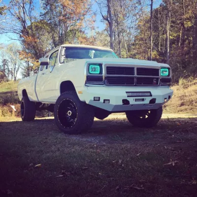 DODGE 150-250-350 1981-1993 with CLASSIC FRONT Weld It Yourself Offroad installed