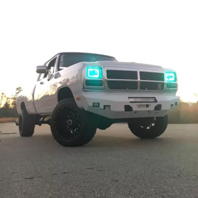DODGE 150-250-350 1981-1993 with CLASSIC FRONT Weld It Yourself Offroad installed