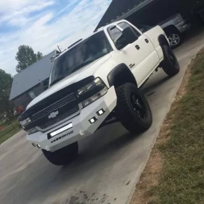 CHEVY 2500-3500HD 1999-2002 with CLASSIC FRONT Weld It Yourself STANDARD installed