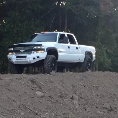 CHEVY 2500-3500HD 1999-2002 with CLASSIC FRONT Weld It Yourself STANDARD installed