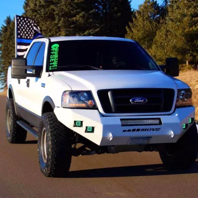 FORD F150 2004-2008 with CLASSIC FRONT Weld It Yourself STANDARD installed