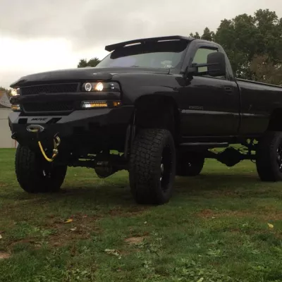 CHEVY 2500-3500HD 1999-2002 with CLASSIC FRONT Weld It Yourself Offroad installed