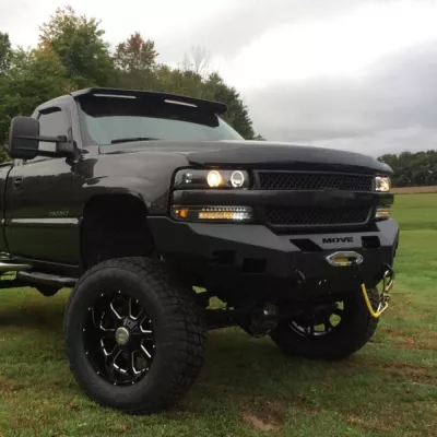 CHEVY 2500-3500HD 1999-2002 with CLASSIC FRONT Weld It Yourself Offroad installed