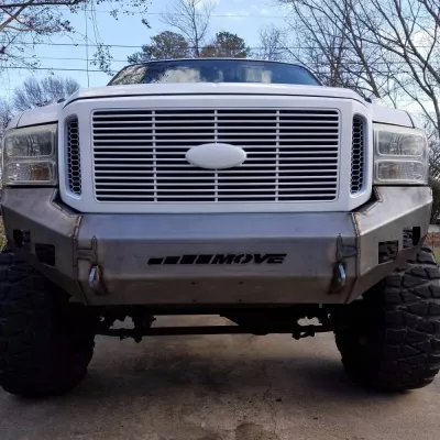 FORD F250-350 2005-2007 with CLASSIC FRONT Weld It Yourself STANDARD installed