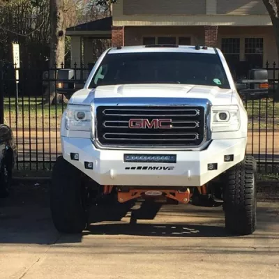 GMC 2500-3500HD 2015-2019 with CLASSIC FRONT W.I.Y.KIT STANDARD installed