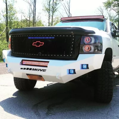 CHEVY 2500-3500HD 2007.5-2010 with CLASSIC FRONT Weld It Yourself STANDARD installed