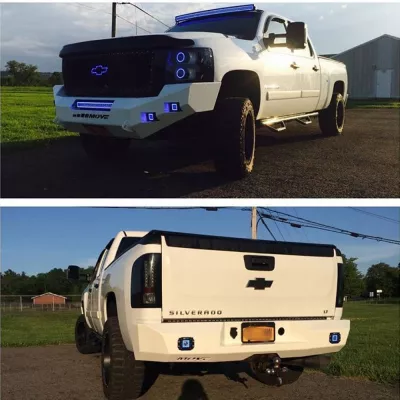 CHEVY 2500-3500HD 2007.5-2010 with CLASSIC FRONT Weld It Yourself STANDARD installed