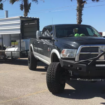 DODGE 2500-3500 2010-2018 with CLASSIC FRONT Weld It Yourself STANDARD installed