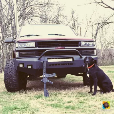 CHEVY 1500 1988-1998 with CLASSIC FRONT Weld It Yourself STANDARD installed