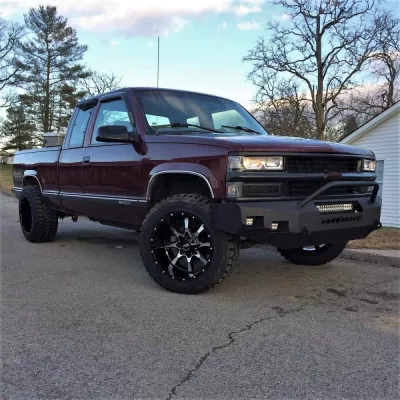 CHEVY 1500 1988-1998 with CLASSIC FRONT Weld It Yourself STANDARD installed