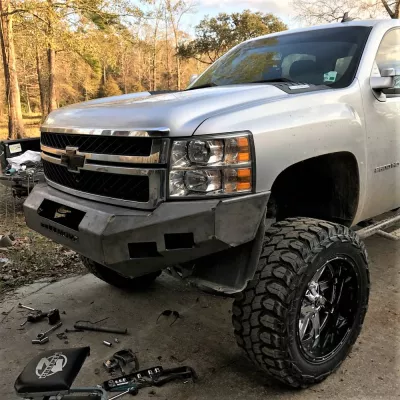 CHEVY 2500-3500HD 2011-2014 with CLASSIC FRONT Weld It Yourself STANDARD installed