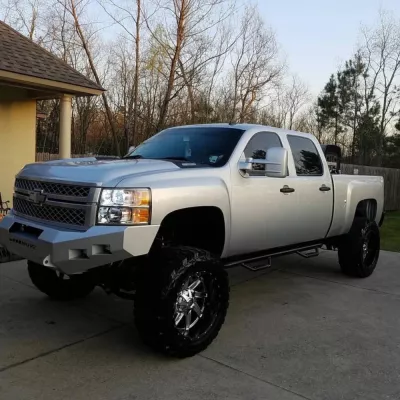 CHEVY 2500-3500HD 2011-2014 with CLASSIC FRONT Weld It Yourself STANDARD installed