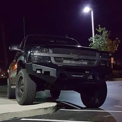 CHEVY 1500HD 2003-2007 with CLASSIC FRONT Weld It Yourself Offroad installed