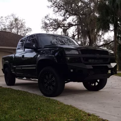 CHEVY 1500HD 2003-2007 with CLASSIC FRONT Weld It Yourself STANDARD installed