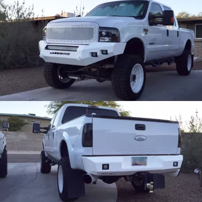 FORD F250-350 1999-2004 with CLASSIC FRONT W.I.Y.KIT STANDARD installed