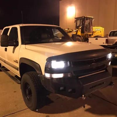 CHEVY 2500-3500HD 1999-2002 with CLASSIC FRONT Weld It Yourself STANDARD installed