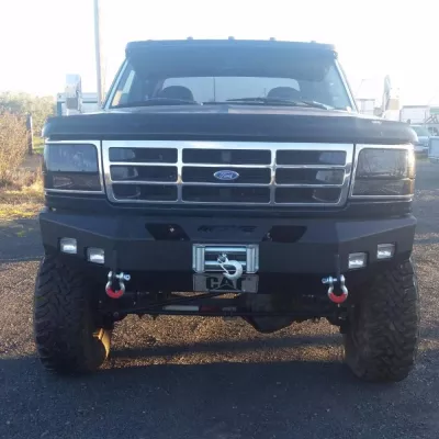 FORD F250-350 1992-1998 with CLASSIC FRONT Weld It Yourself Offroad installed