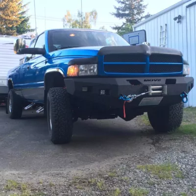 DODGE 2500-3500 1994-2002 with CLASSIC FRONT Weld It Yourself Offroad installed