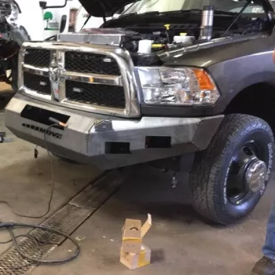 DODGE 2500-3500 2010-2018 with CLASSIC FRONT Weld It Yourself STANDARD installed