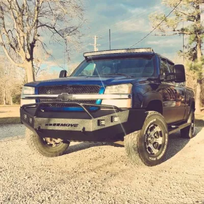 CHEVY 1500HD 2003-2007 with CLASSIC FRONT Weld It Yourself STANDARD installed
