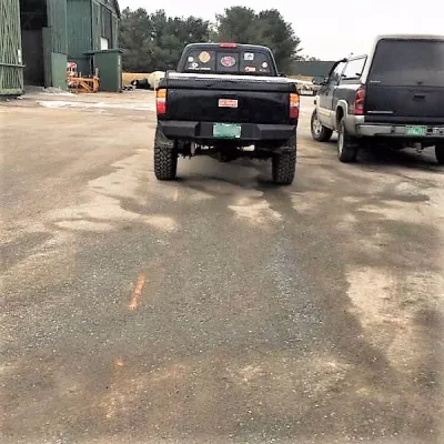 TOYOTA TACOMA 1995-2004 with CLASSIC REAR Weld It Yourself STANDARD installed