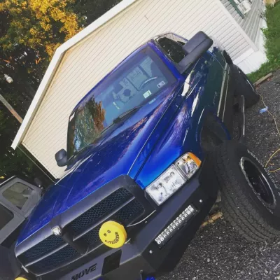 DODGE 1500 1994-2001 with CLASSIC FRONT Weld It Yourself Offroad installed