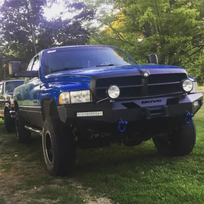 DODGE 1500 1994-2001 with CLASSIC FRONT Weld It Yourself Offroad installed