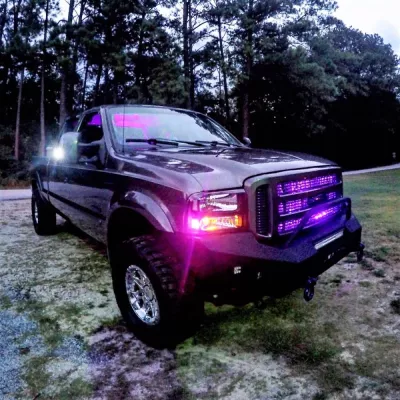 FORD F250-350 2005-2007 with CLASSIC FRONT Weld It Yourself STANDARD installed