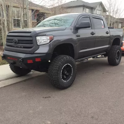 TOYOTA TUNDRA 2014-2021 with CLASSIC FRONT Weld It Yourself STANDARD installed