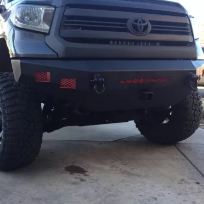TOYOTA TUNDRA 2014-2021 with CLASSIC FRONT Weld It Yourself STANDARD installed
