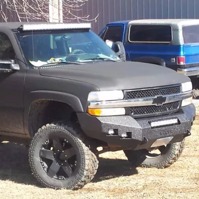 CHEVY 2500-3500HD 1999-2002 with CLASSIC FRONT Weld It Yourself STANDARD installed