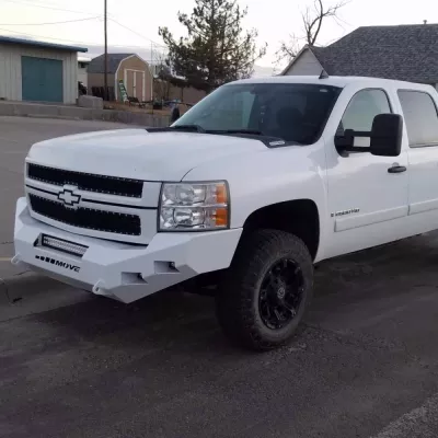 CHEVY 2500-3500HD 2007.5-2010 with CLASSIC FRONT Weld It Yourself STANDARD installed