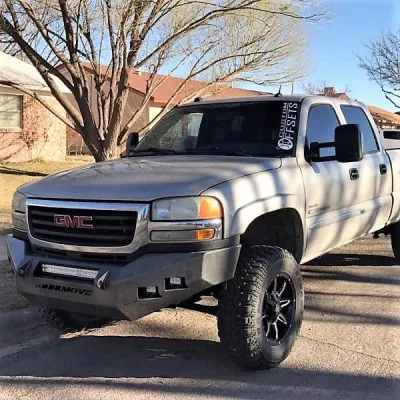 GMC 2500-3500HD 2003-2007 with CLASSIC FRONT W.I.Y.KIT STANDARD installed