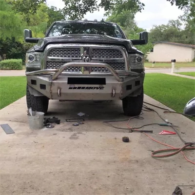 DODGE 2500-3500 2010-2018 with CLASSIC FRONT Weld It Yourself STANDARD installed