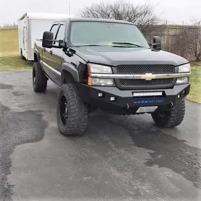 CHEVY 2500-3500HD 2003-2007 with CLASSIC FRONT Weld It Yourself STANDARD installed
