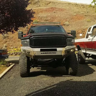 FORD F250-350 1999-2004 with CLASSIC FRONT W.I.Y.KIT STANDARD installed