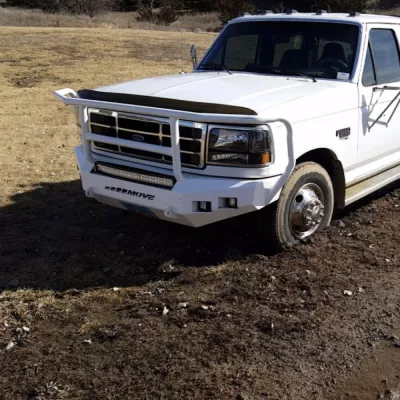 FORD F250-350 1992-1998 with CLASSIC FRONT Weld It Yourself STANDARD installed